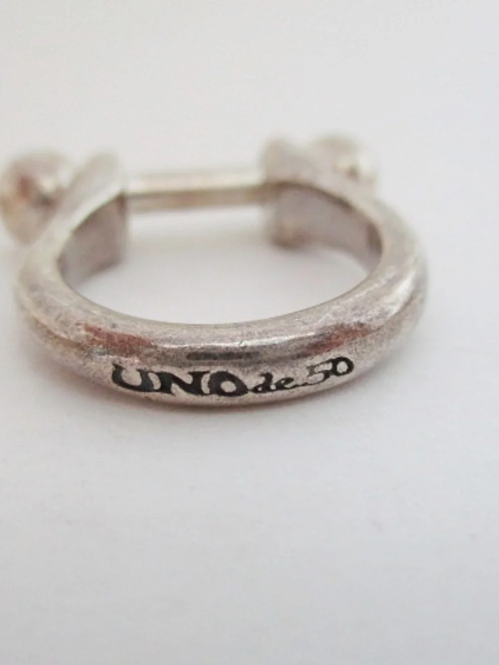 UNO DE 50 - Silver Tone Ring - Picture 2 of 8